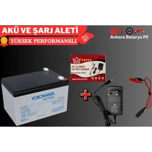 YOKOHAMA 12V 12 AH VE 3 AMPER AKÜ ŞARJ CİHAZI